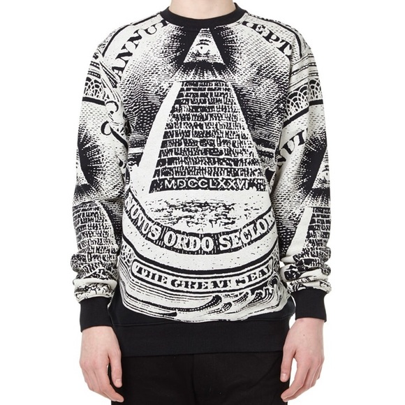 Black Scale Other - Very DAVID ROSE Crewneck Sweatshirt Extra Large